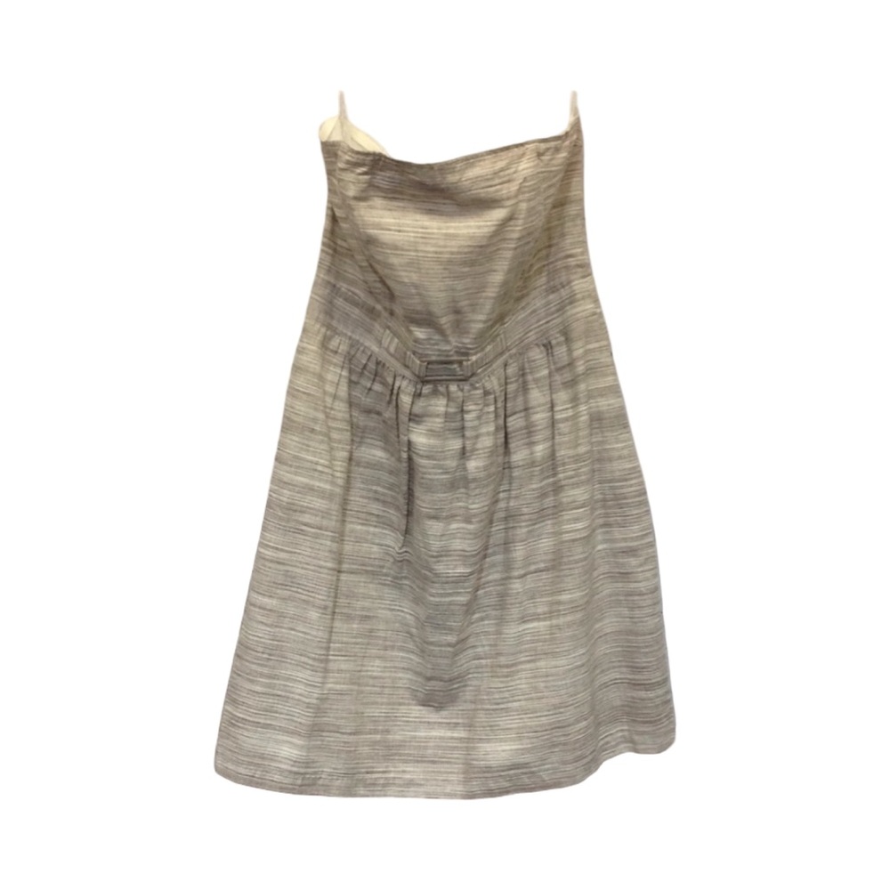 Banana Republic Womens Strapless Dress With Pockets Size 14 Beige
